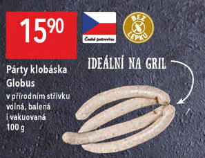 Párty klobása Globus