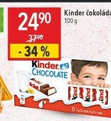 Čokoládky Kinder