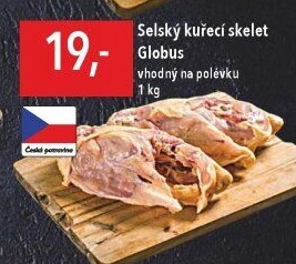 Selský kuřecí skelet Globus