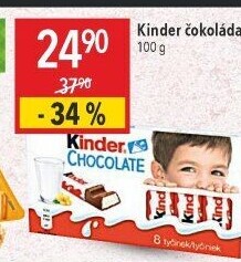 Čokoládky Kinder