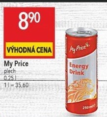 Energetický nápoj My Price