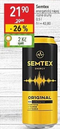 Energetický nápoj Semtex