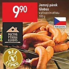 Párky jemné Globus