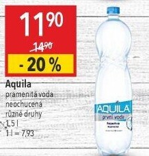 Přírodní voda Aquila