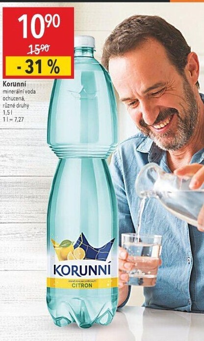 Voda ochucená Korunní