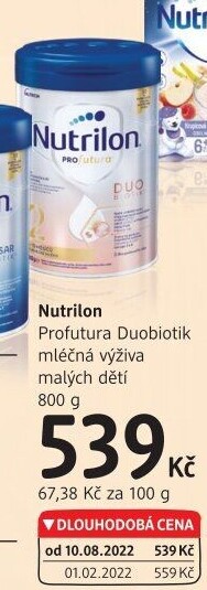 Kojenecká výživa Profutura Duobiotik Nutrilon