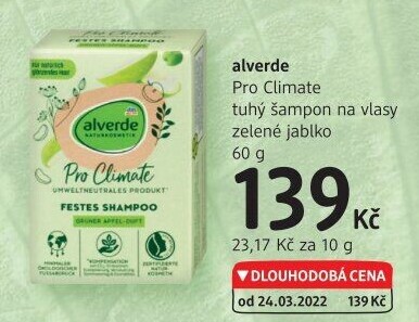 Šampon tuhý Pro Climate Alverde