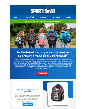 akční leták Sportisimo 11.8.2022-16.8.2022