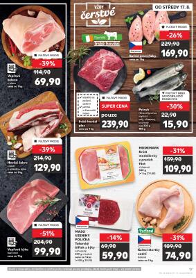akční leták Kaufland 17.8.2022-23.8.2022