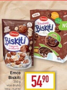 Cereálie Biskiti Emco