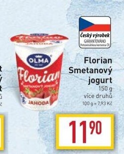 Jogurt smetanový Florian Olma