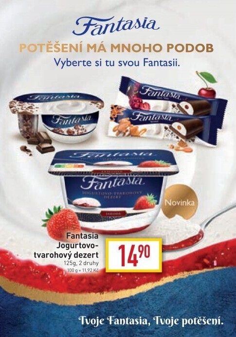 Jogurtovo tvarohový dezert FantasiaDanone