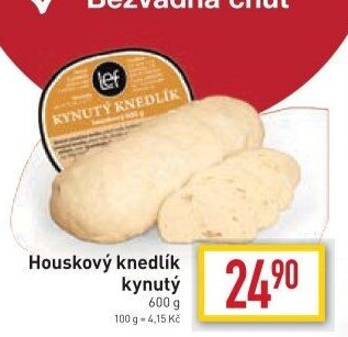 Knedlík houskový kynutý Lef