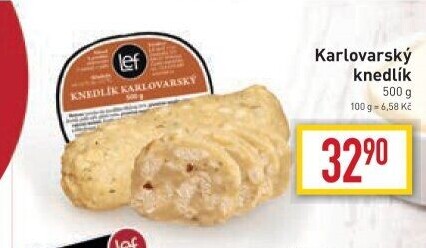Knedlík karlovarský Lef