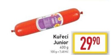 Kuřecí salám Junior DZ Klatovy