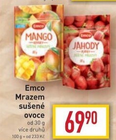 Ovoce sušené mrazem Emco