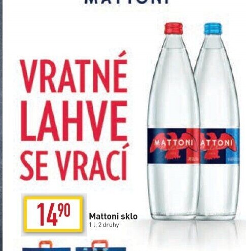Přírodní voda Mattoni