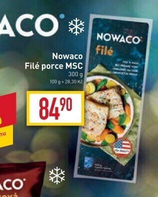 Rybí filé mražené Nowaco