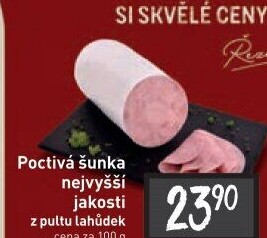 Šunka nejvyšší jakosti poctivá Kostelecké uzeniny