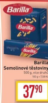 Těstoviny semolinové Barilla