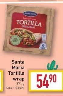 Tortilla Original wrap Santa Maria