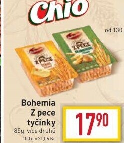 Tyčinky Z pece Bohemia Chips