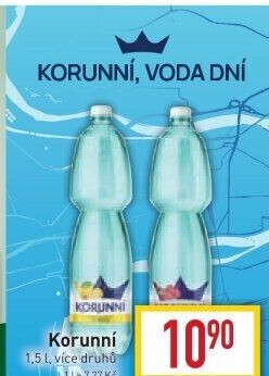 Voda ochucená Korunní