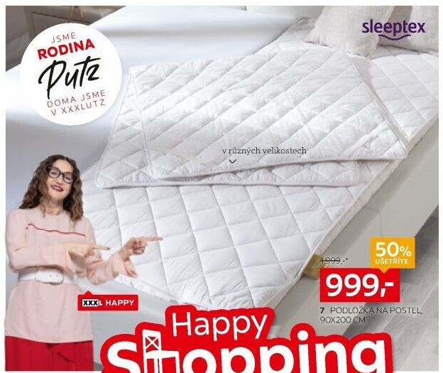 PODLOŽKA NA POSTEL