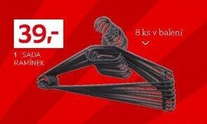 SADA ŠATNÍCH RAMÍNEK