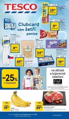 akční leták Tesco 17.8.2022-23.8.2022