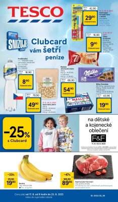 akční leták Tesco 17.8.2022-23.8.2022