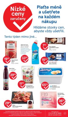 akční leták Tesco 17.8.2022-23.8.2022