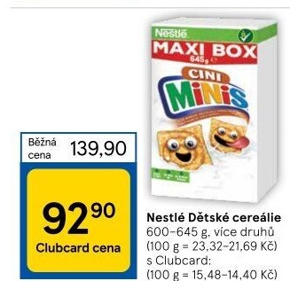 Cereálie Nestlé