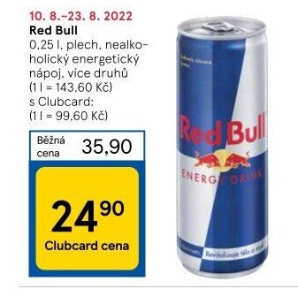 Energetický nápoj Red Bull