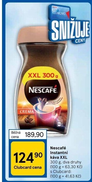 Instantní kávy Nescafé