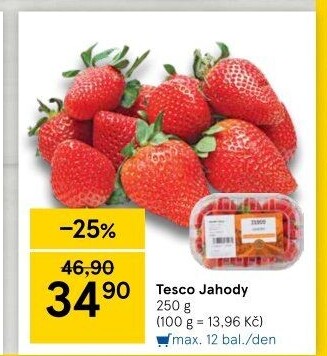 Jahody Tesco