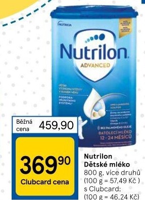 Kojenecká výživa Nutrilon