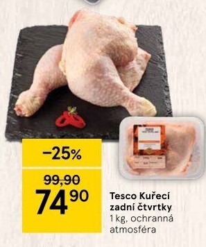 Kuřecí čtvrtky Tesco