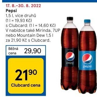 Limonáda Pepsi