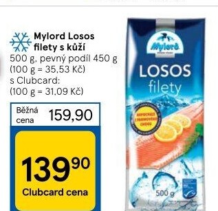 Losos filety mražený Mylord
