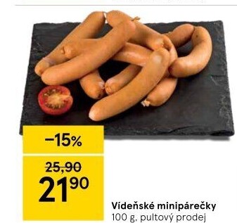 Minipárečky vídeňské