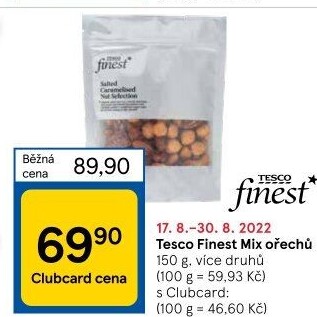 Mix ořechů Tesco Finest