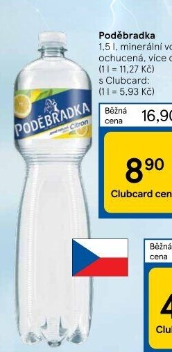 Ochucená voda Poděbradka