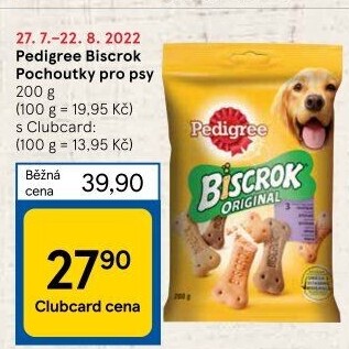 Pamlsky pro psy Biscrok Pedigree