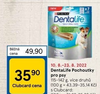 Pamlsky pro psy Denta Life Purina