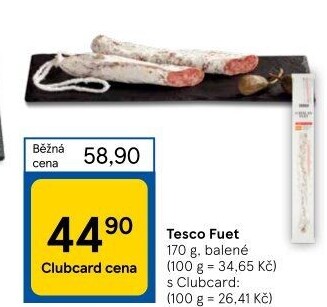 Salám Fuet Tesco