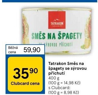Směs na špagety Tatrakon