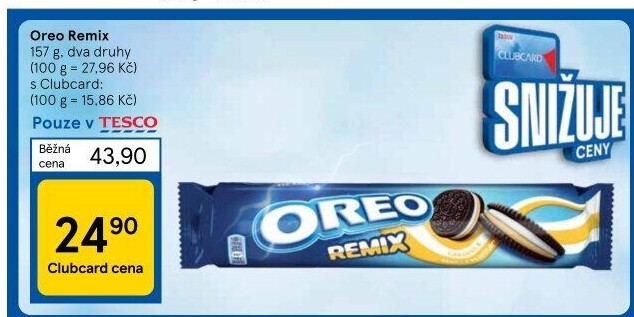 Sušenky Remix Oreo
