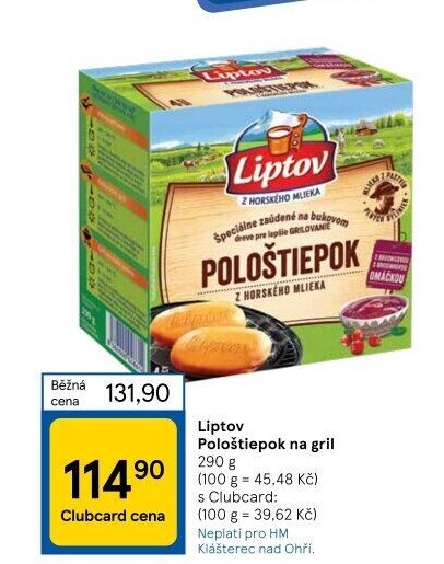 Sýr Pološtiepok na gril Liptov
