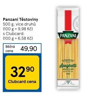 Těstoviny Panzani